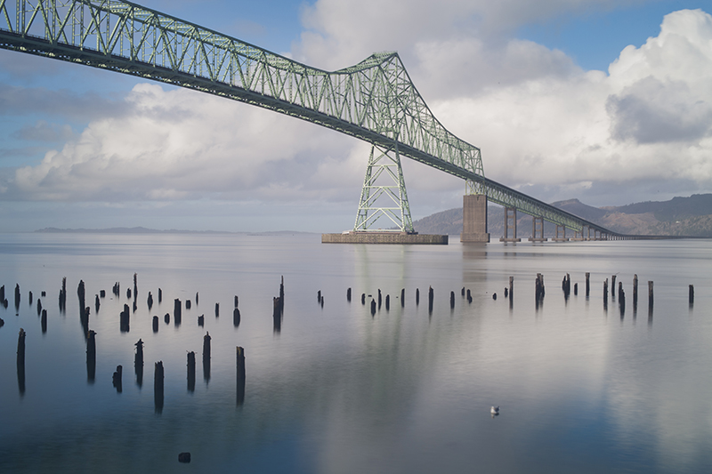 Green Suspension Bridge Over Water Landscape Photo 15 NV Holden Photography